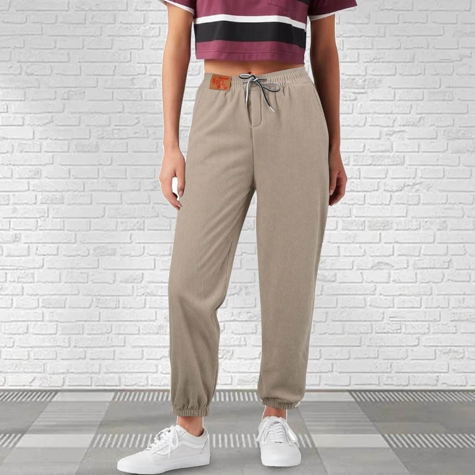 Athletic Sweatpants Thick Warm Joggers Fleece Sweat Pants Women