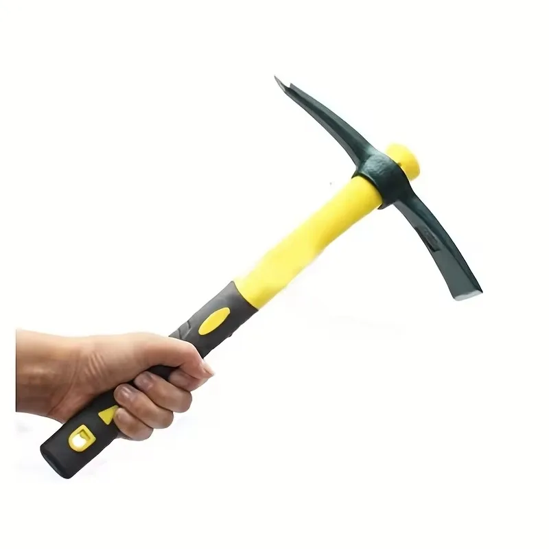 2034585-766c4e.jpg Sd0613eca9ac649eb91974039b0b4453aA 1pc, Forged Weeding Garden Pick Axe With Fiberglass Handle For Loosening Soil, Gardening, Camping Or Prospecting Mallzona