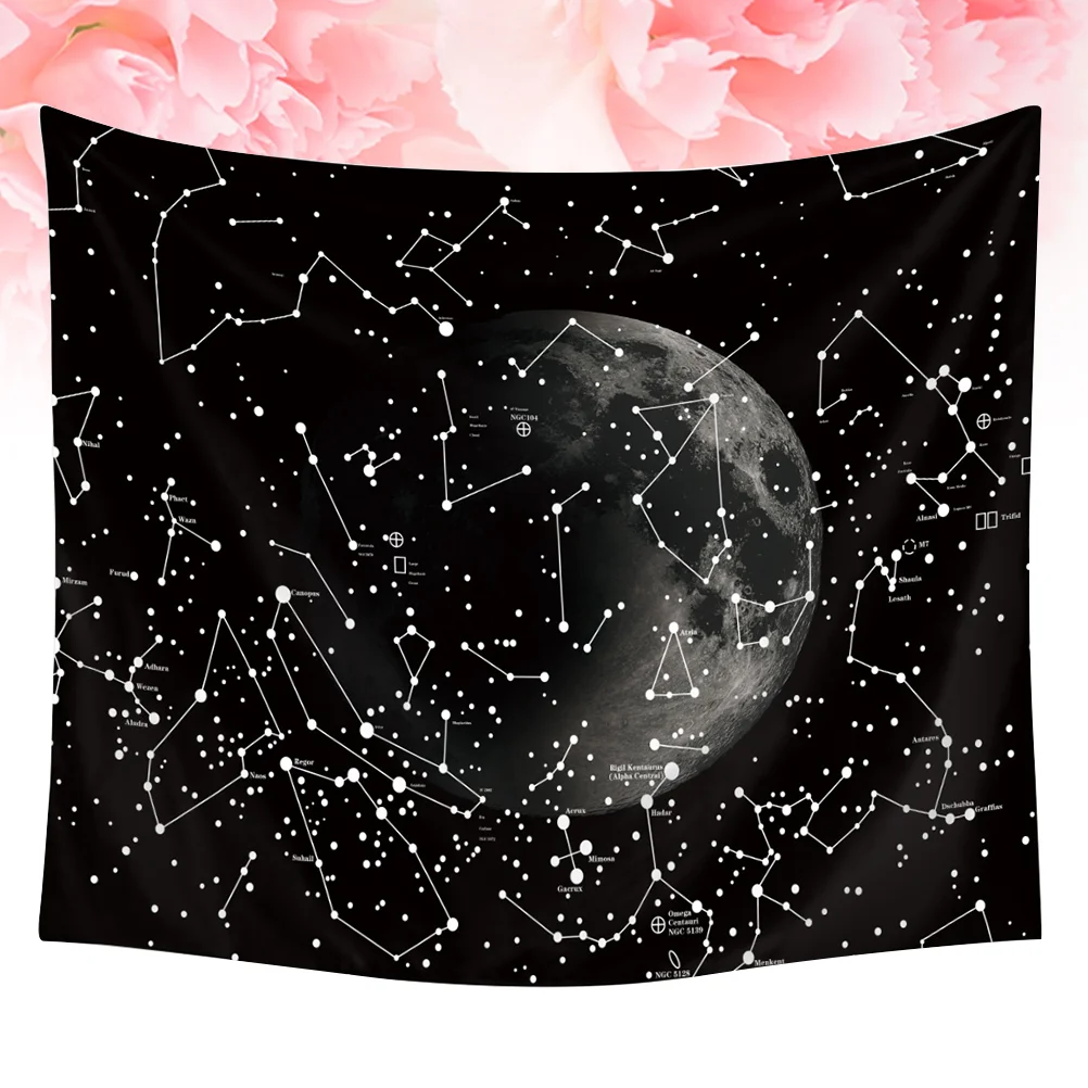 1Pc 90x70cm Constellation Tapestry Multifunctional Printed Hanging Blanket Beach Towel for Home Outside | Дом и сад