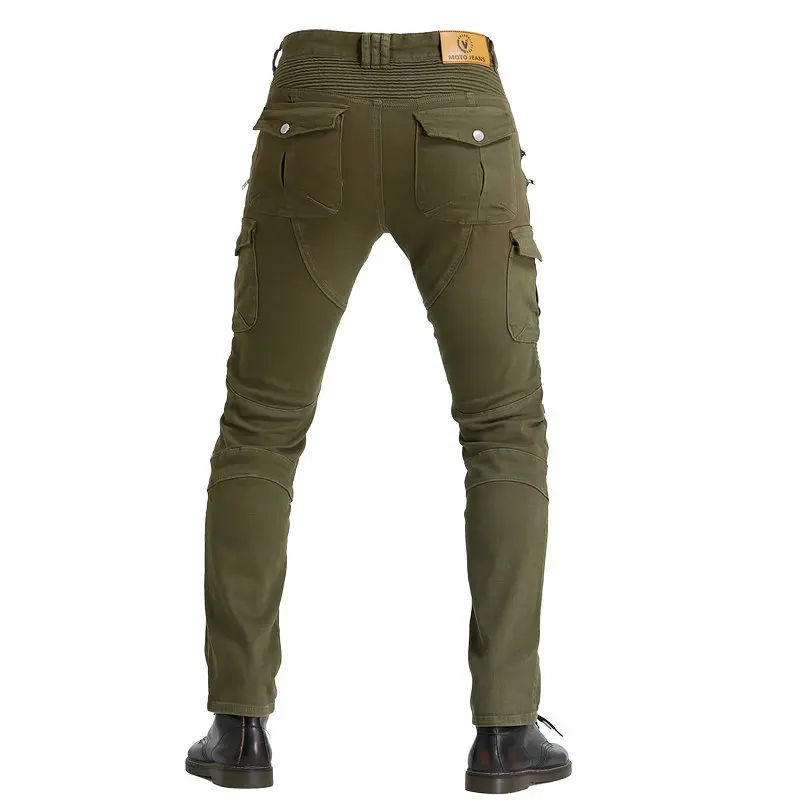 오토바이 라이딩 진 팬츠 남녀 공용 롱 팬츠 아웃도어 스포츠 어드벤처 오프로드 사계절 레저 로코모티브 바지