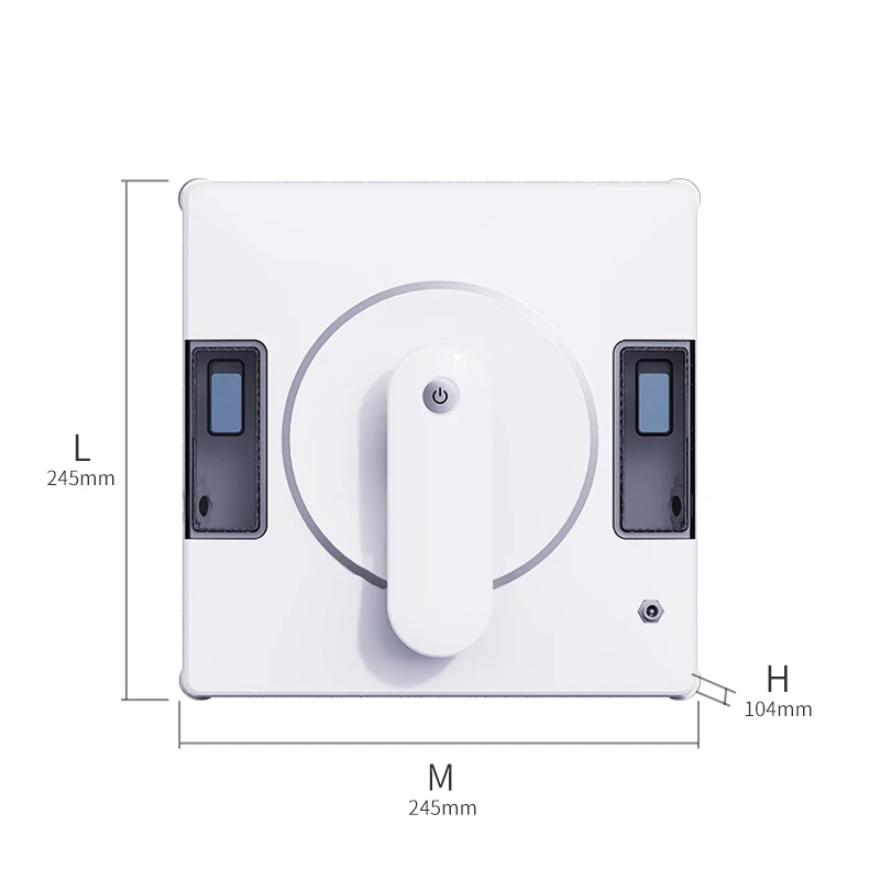Smart window cleaning robot - anti-fall, water spray technology, easy cleaning of indoor and outdoor glass surfaces 3