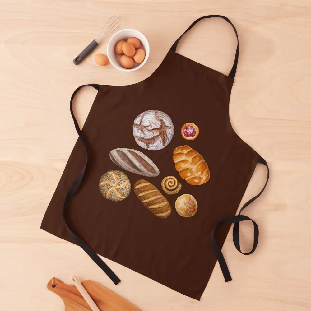 

Bread and Pastries Apron work ladies Women's Kitchen Apron