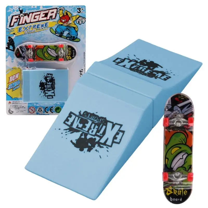 

Finger Skateboard Ramp Set Finger Skatepark Kit Novelty Skateboard Training Props For Kids & Adults Party Favors Christmas Gifts
