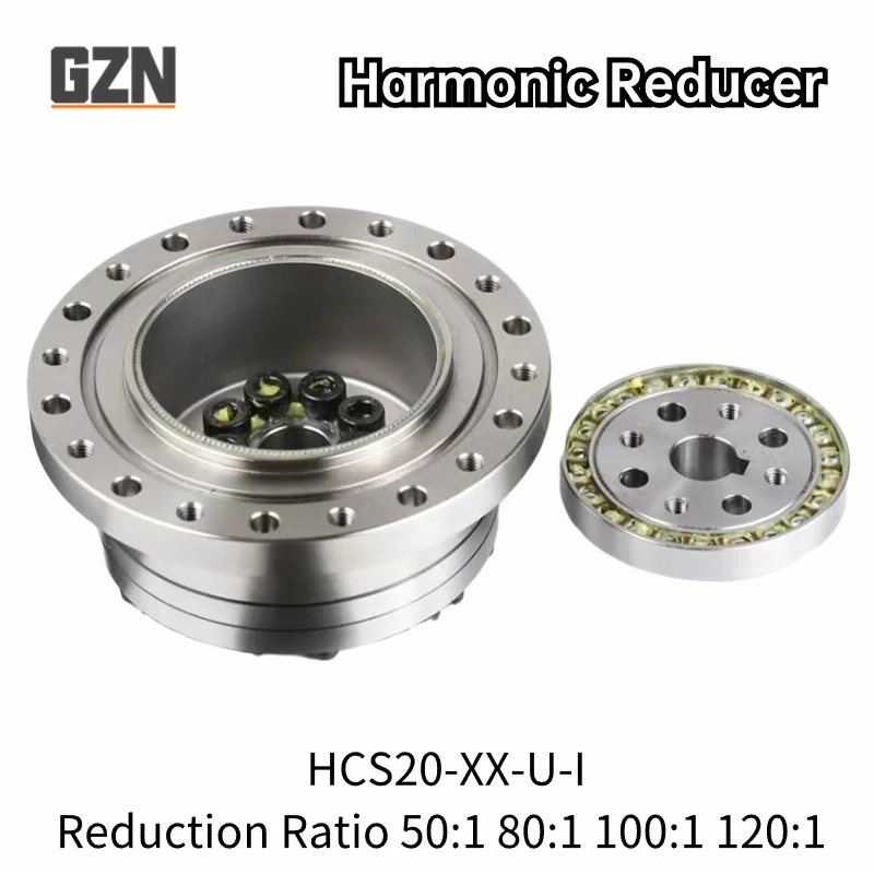 

1PCS HCS 20-50 80 100 120 Harmonic Reducer High Precision High Torque Zero Gap Servo Cup Reducer for Industrial Robot Joints