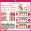 16/12 Sets/ Box Dental Denture Teeth Upper Anterior Lower Dentier Teeth A1 A2 A3 Synthetic Polymer Dental Education teeth Model 1