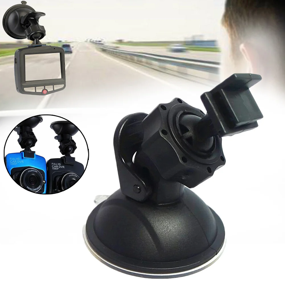 Car Dash Cam Holder 360 Degree Rotating Video Recorder Suction Cup