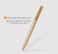 Original Xiaomi Metal Gel Pen 0.5mm Black Ink Swiss Pen Refill Office Business Signature Canetas Stationery Supplies/Gifts Pen 2