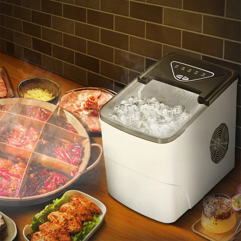 Quick Ice Cube Maker Commercial Automatic Ice maker Machine Electric Bullet Round Making Machine HZB-16AL