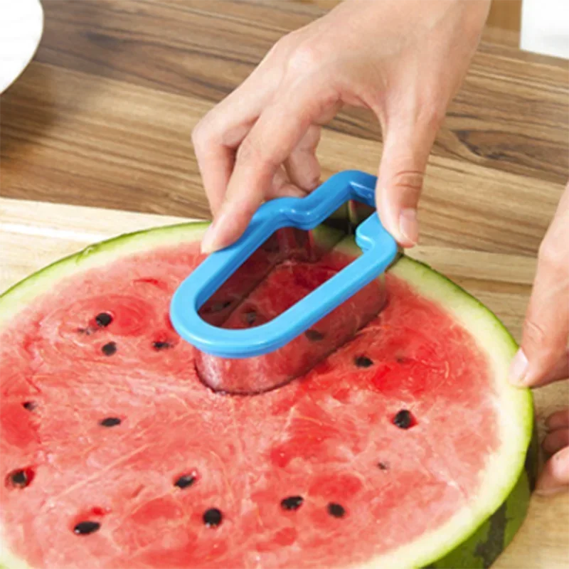 1 PC Stainless Steel Watermelon Cutter Cute Tree Design Salad Fruit Slicer Cutting Watermelon  Cutter Tools  Kitchen Accessories