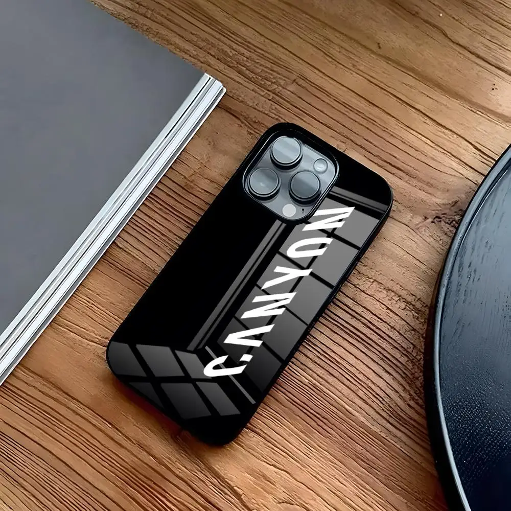 Enhanced Glass Design Phone Case with C-Canyon Pattern