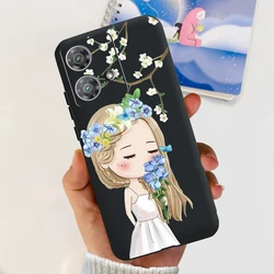 Cute Cat & Butterfly Soft Silicone Phone Case for Motorola Edge 40 Neo - Stylish Protective Back Cover (335)