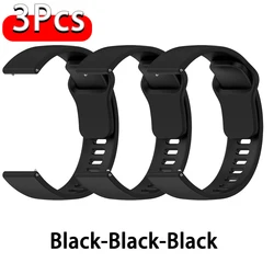 Silicone Sport Strap: Premium Band - Redmi Watch5 Lite (Black - Black - Black)