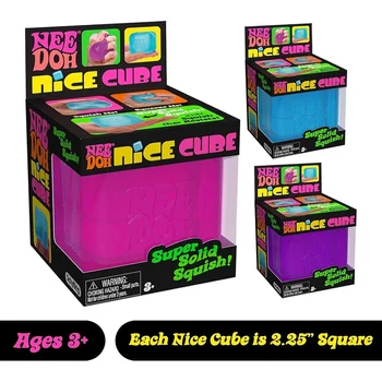 Schylling Needoh Nice Cube Sensory Fidget Cube Stress Relief Anxiety Sensory Tool for Focus ADHD & Calming Office Desk Gadget 2