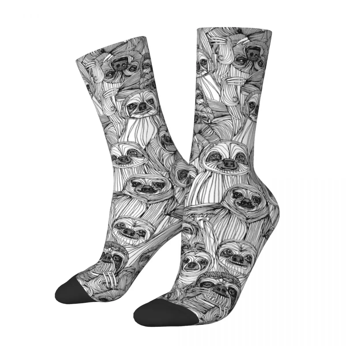 

Sloths Animal Slow Funny Socks Men's Women's Polyester Casual Socks Harajuku Spring Summer Autumn Winter Socks Gift