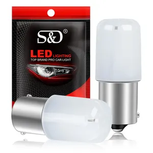 2 шт. P21W Led 1156 BA15S 1157 BAY15D P21 5 Вт R5W R10W лампочка 18SMD 3030 автомобильные указатели поворота фонарь заднего хода 12 В белый красный желтый