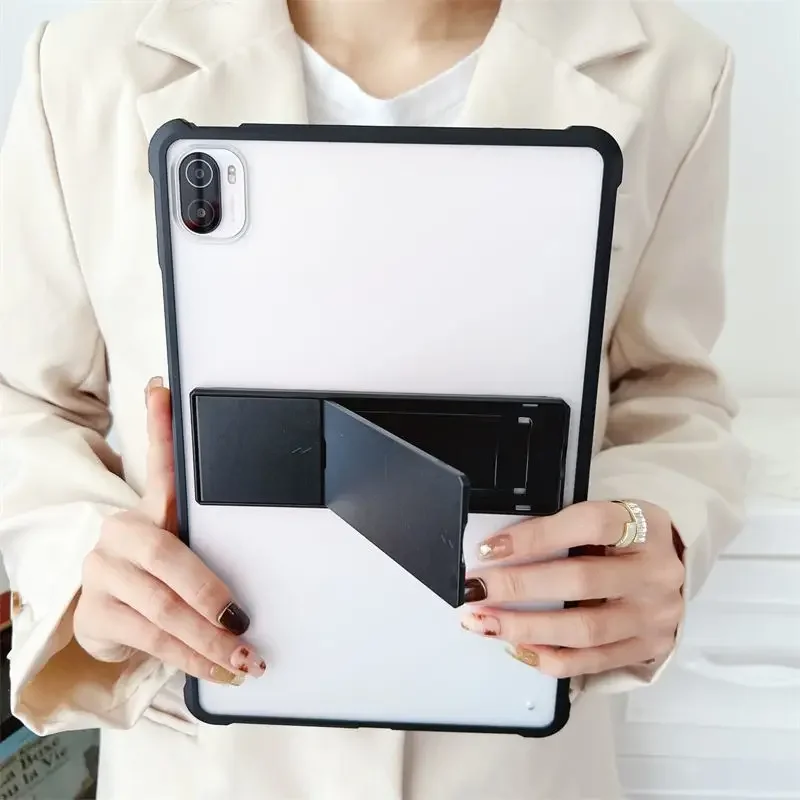Matte Clear Hard PC Stand Tablet Case Cover