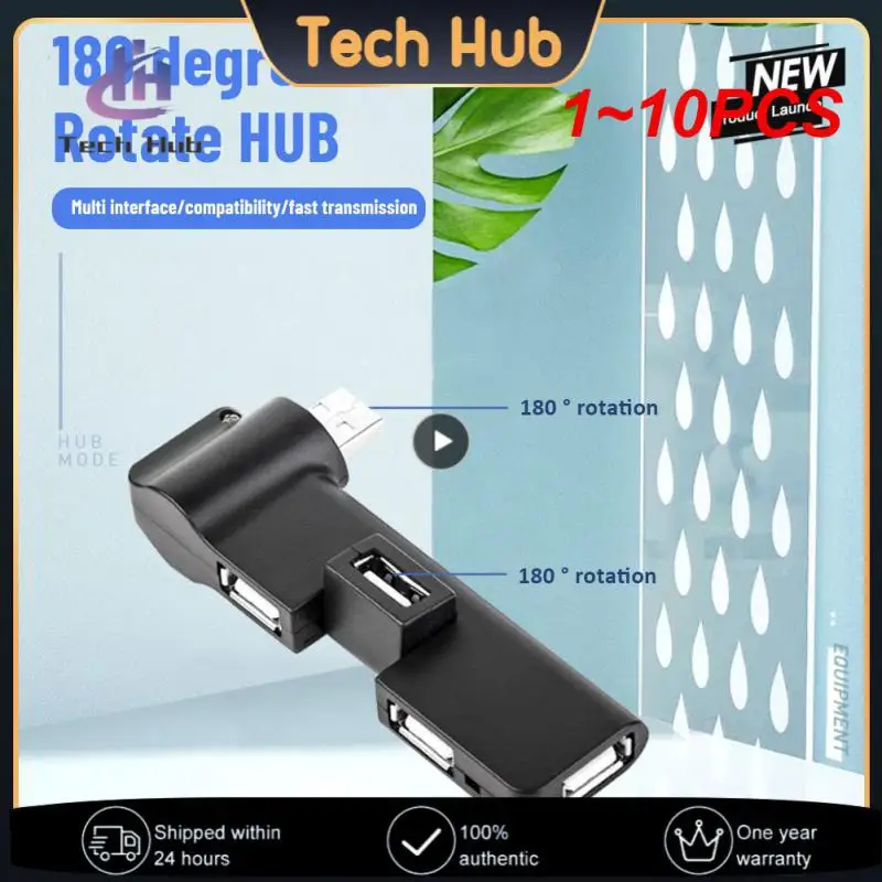 

1 ~ 10 шт., новый адаптер для компьютера, 4 порта USB 2,0