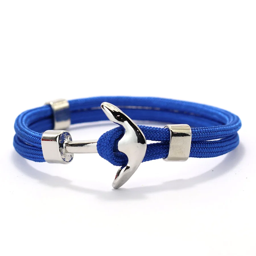 Noter Marine Stil Anker Armband Für Männer Handgemachte Paracord Armband Outdoor Surfen Nautischen Wrap Seil Armband Pulseria Homme – Detail 12