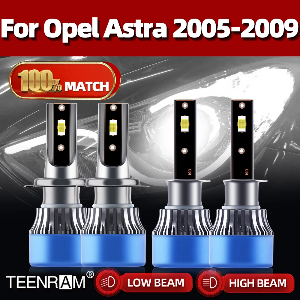 

Turbo LED Headlight Bulbs 240W 40000LM Auto Light 12V 6000K White Canbus Car Headlamp For Opel Astra 2005 2006 2007 2008 2009