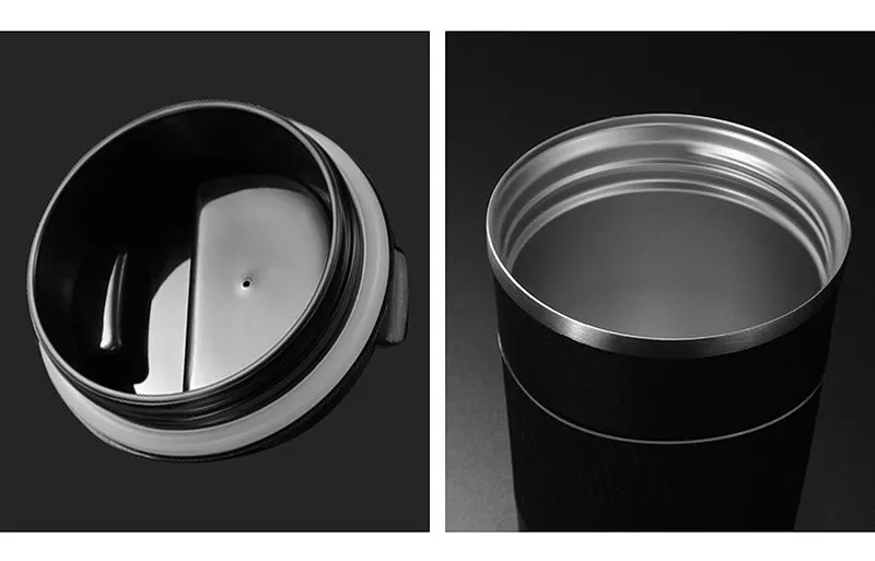 Stainless Steel Coffee Cup Doublelayer Vacuum Insulation Cup Office