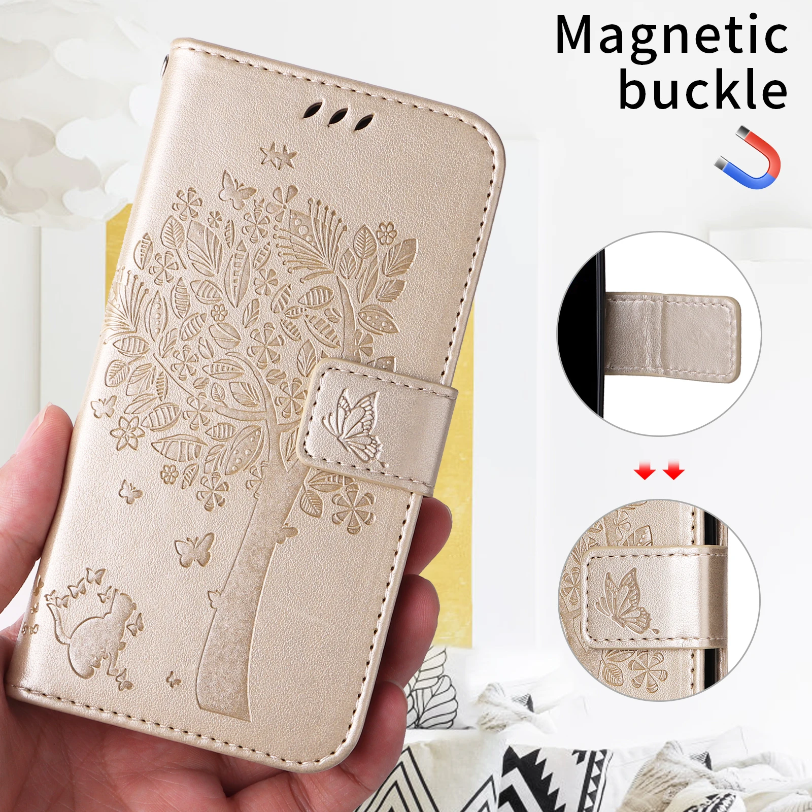 Shockproof Wallet Phone Case with Enhanced Durability and Protection