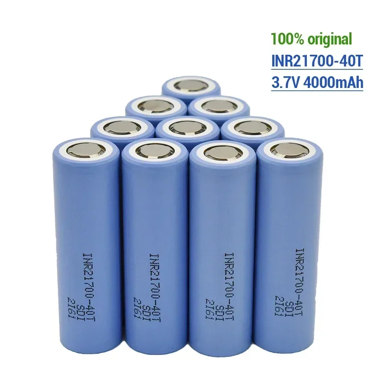 

100% NEW 21700 4000mah 30A 40T 3.7V High Discharge/capacity Li-ion Rechargeable Battery PK 30T Free Shipping