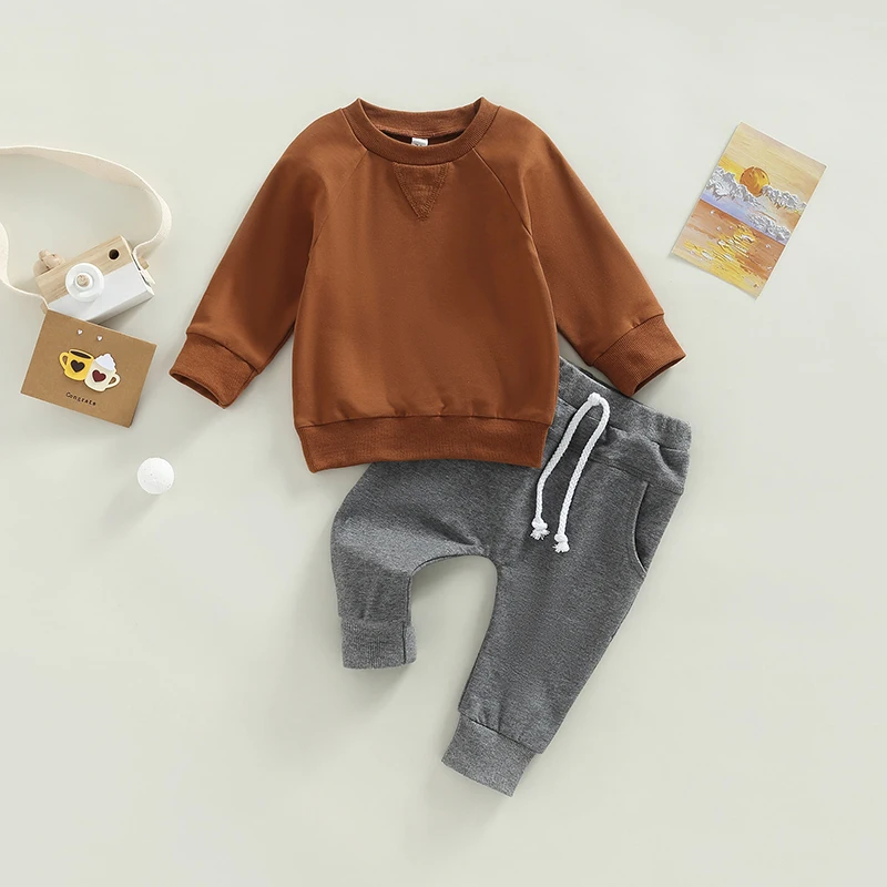 Baby Boys' Pullover & Pants Set 5