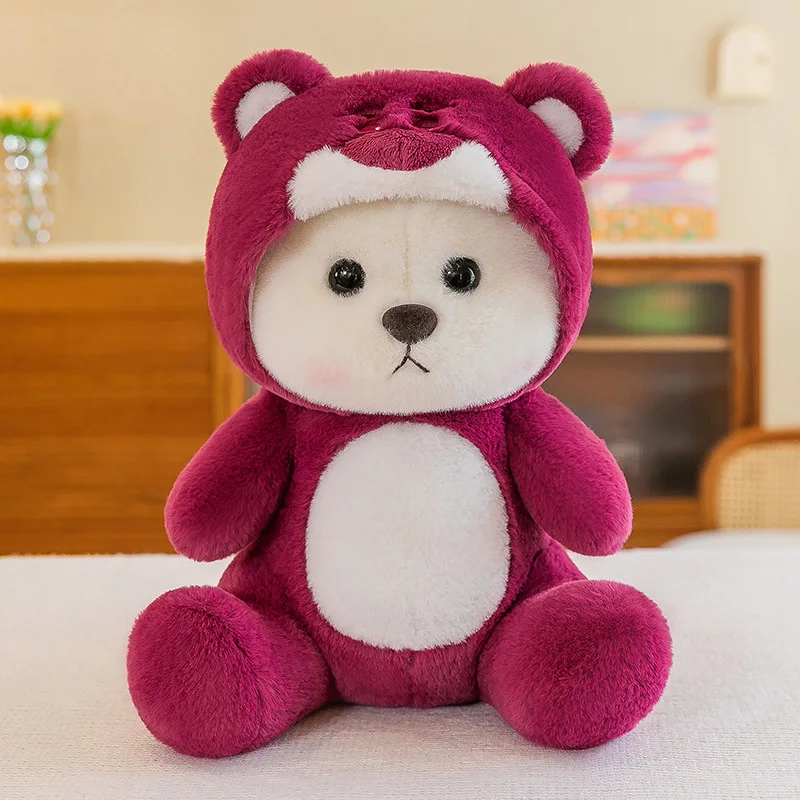 65cm Kawaii Little Bear Plush Doll Cute Soft Anime Lina Bear Plush Doll Cartoon Valentine's Day Birthday Gift Children's Holiday