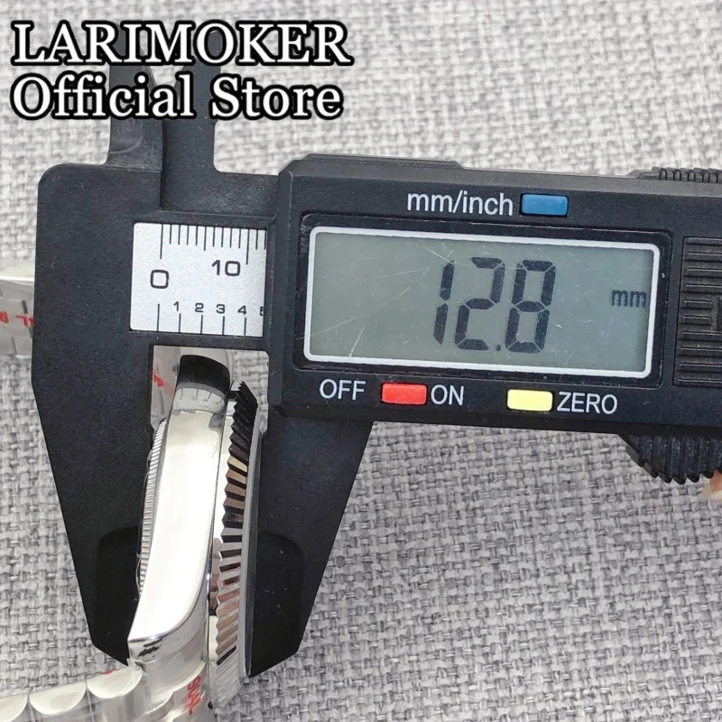 LARIMOKER 36 mm/39 mm Saphirglas Edelstahl Silber Uhrengehäuse Herren Ronda 515-24H Quarzwerk 100 m wasserdichte Uhren – Detail 9