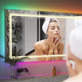 RGB LED Bathroom Mirror - Image 5