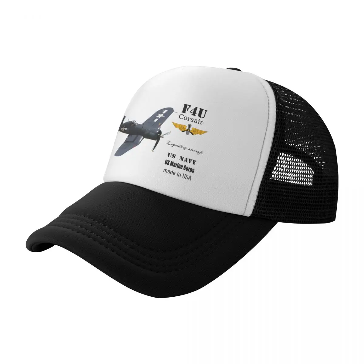 

F4U Corsair Baseball Cap Thermal Visor Hat Beach Mens Tennis Women's