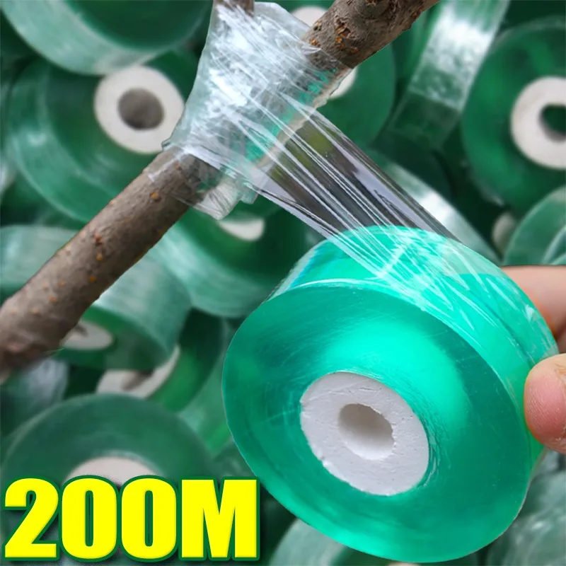 PE Grafting Tape Film Self-adhesive Degradable Parafilm Nursery Tape Roll Stretchable Grafting Film For Garden Tree Plants Vine
