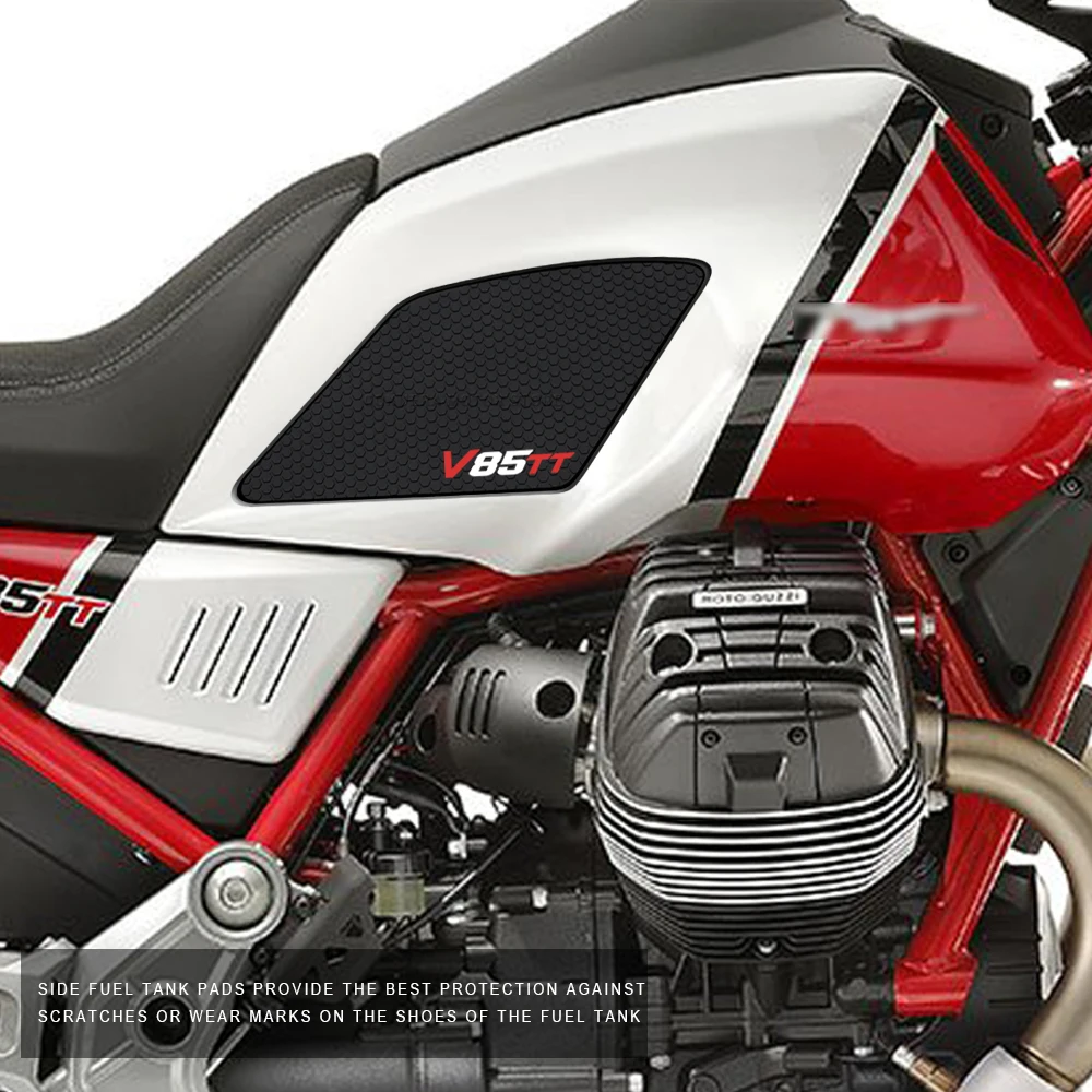 

Аксессуары для мотоциклов Moto Guzzi V85TT V85 TT, Нескользящие боковые наклейки для мотоциклов