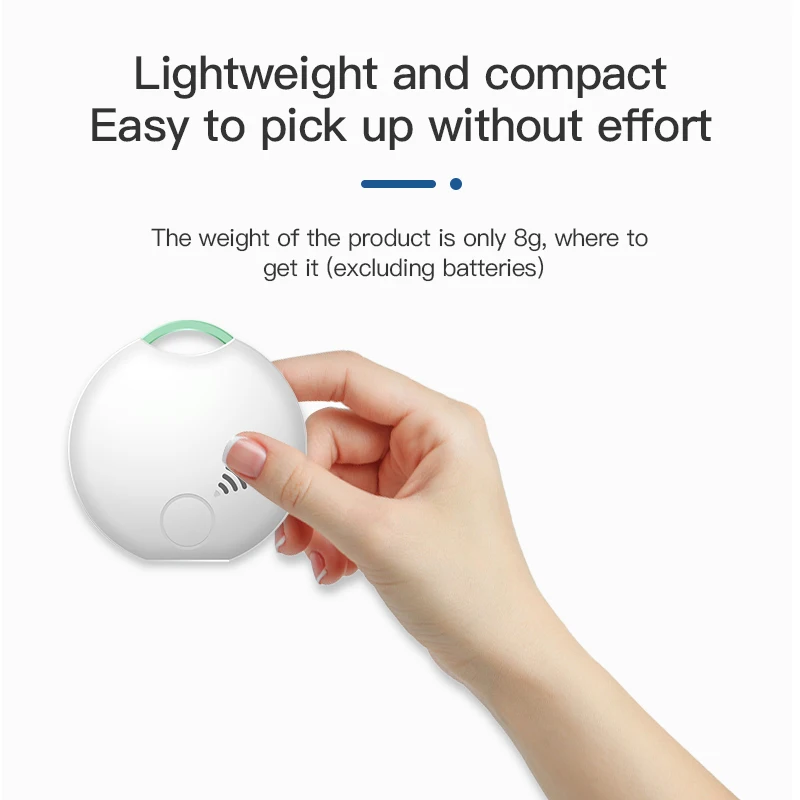 for Android Smart Bluetooth Anti-loss Device Key Wallet Wireless Finder Smart Electronic Tracker Portable Pet GPS Finder