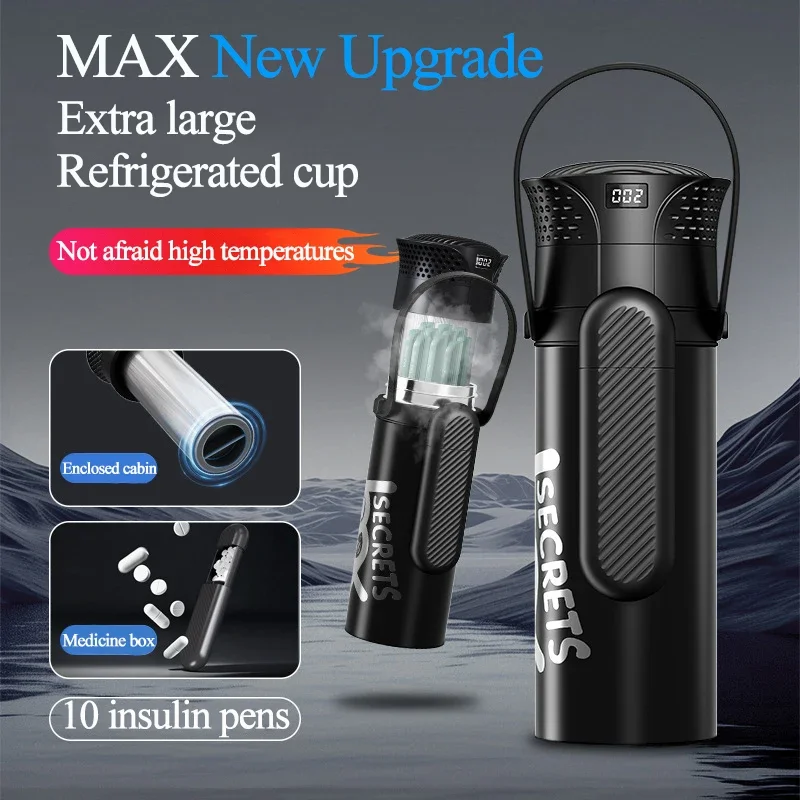 Portable Mini Insulin Auxin Growth Hormone Refrigerated Cup Traditional Chinese Medicine Drug Interferon Refrigerated Box Cooler 1