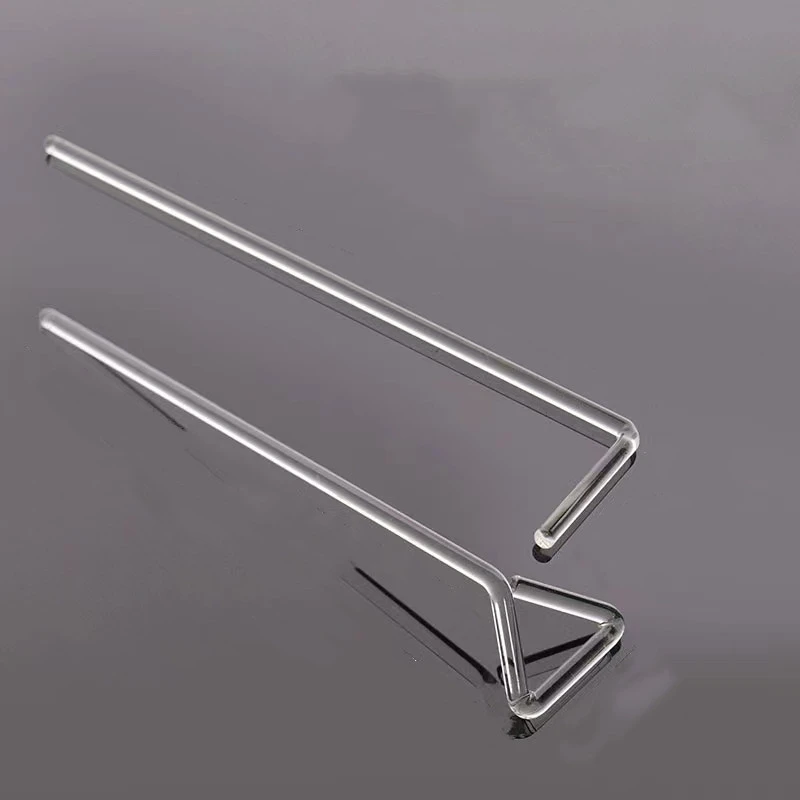 10pcs/lot Lab Glass Triangular / L shape Cell Spreader for Petri Dish