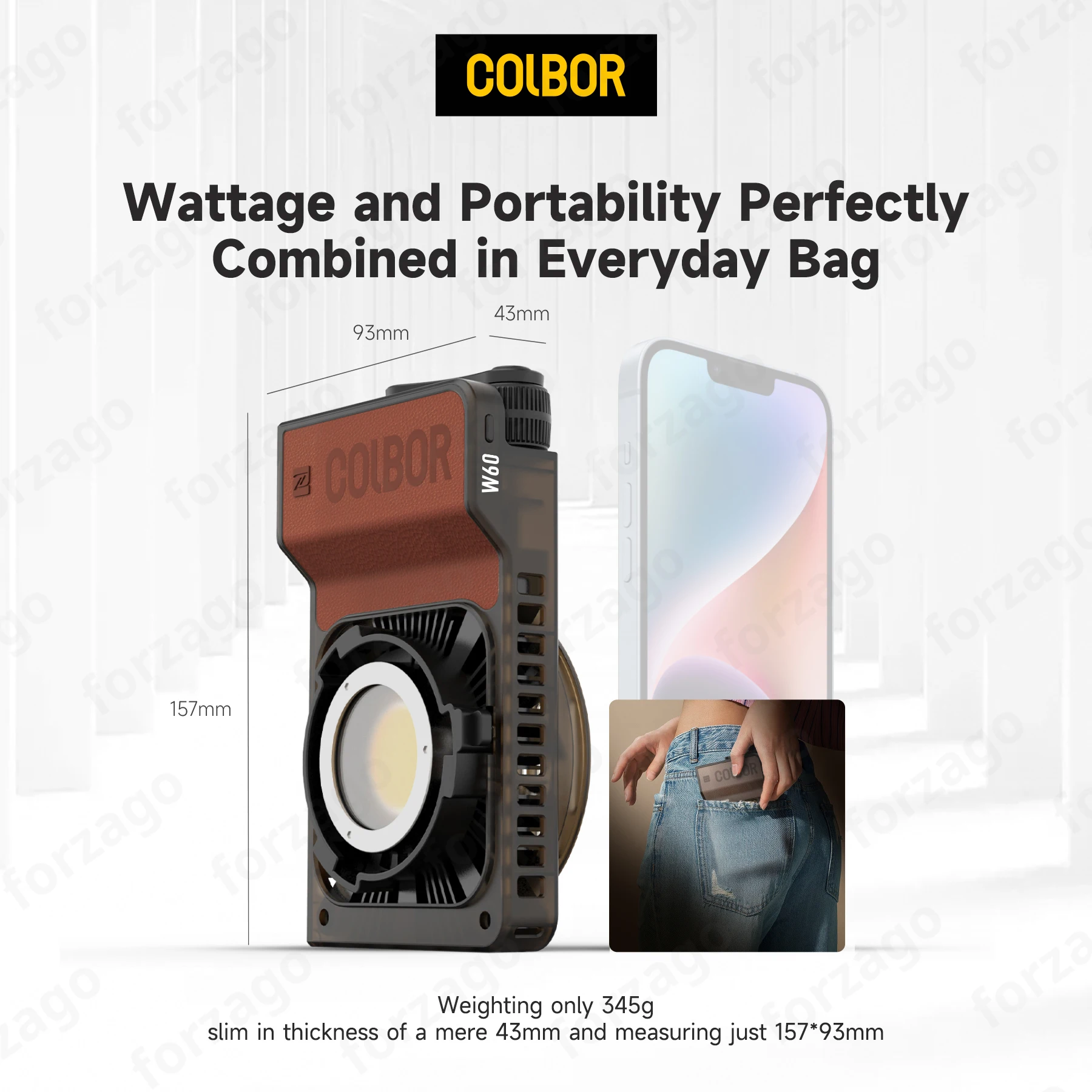 SYNCO Colbor W60 W60R W100 W100R COB LED 조명, 야외 사진 비디오 촬영 포켓 라이트 VS zhiyun x100