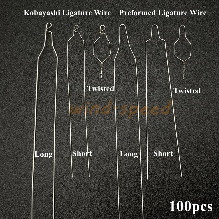 100 Fils De Ligature Orthodontique Préformés Kobayashi - Pour Dentisterie Et Orthodontie