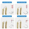 300Pcs Plastic Welder Hot Stapler Standard Pre-cut Corrugated Staples Bumper Body Repair 0.8/0.6mm Stainless Steel Welding Tools 6