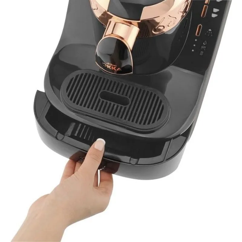 Arzum Okka Automatic Turkish/Greek Coffee Machine, USA 120V UL, Black/Copper (Gold) 5