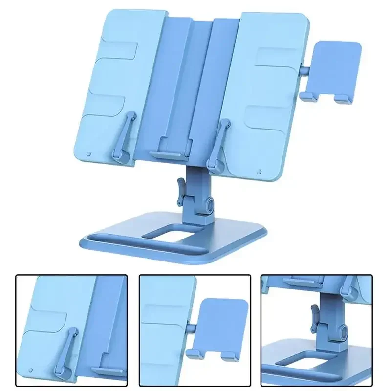 

Bookstand Cook Foldable Dual-use Holder Liftable Study Home Reading Room Book Tablet Stand Multifunctional Rest Adjustable