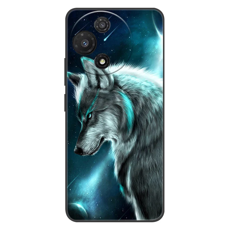 Luxury Silicone Space Soft Bumper Phone Case - Fashionable TPU Shell Cover