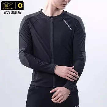 New CC Motorcycle Jacket Summer Riding Armor CE2 Protective Chaqueta Men Motobike Riding Clothing Motocross For Honda For Suzuki
