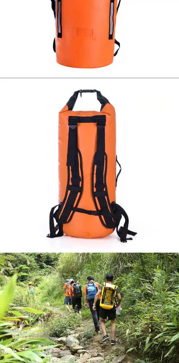 Dobbeltskuldret MARJAQE1616 Vandtæt Creek Tracing 40L Professionel Outdoor Adventure Taske_voghion.com