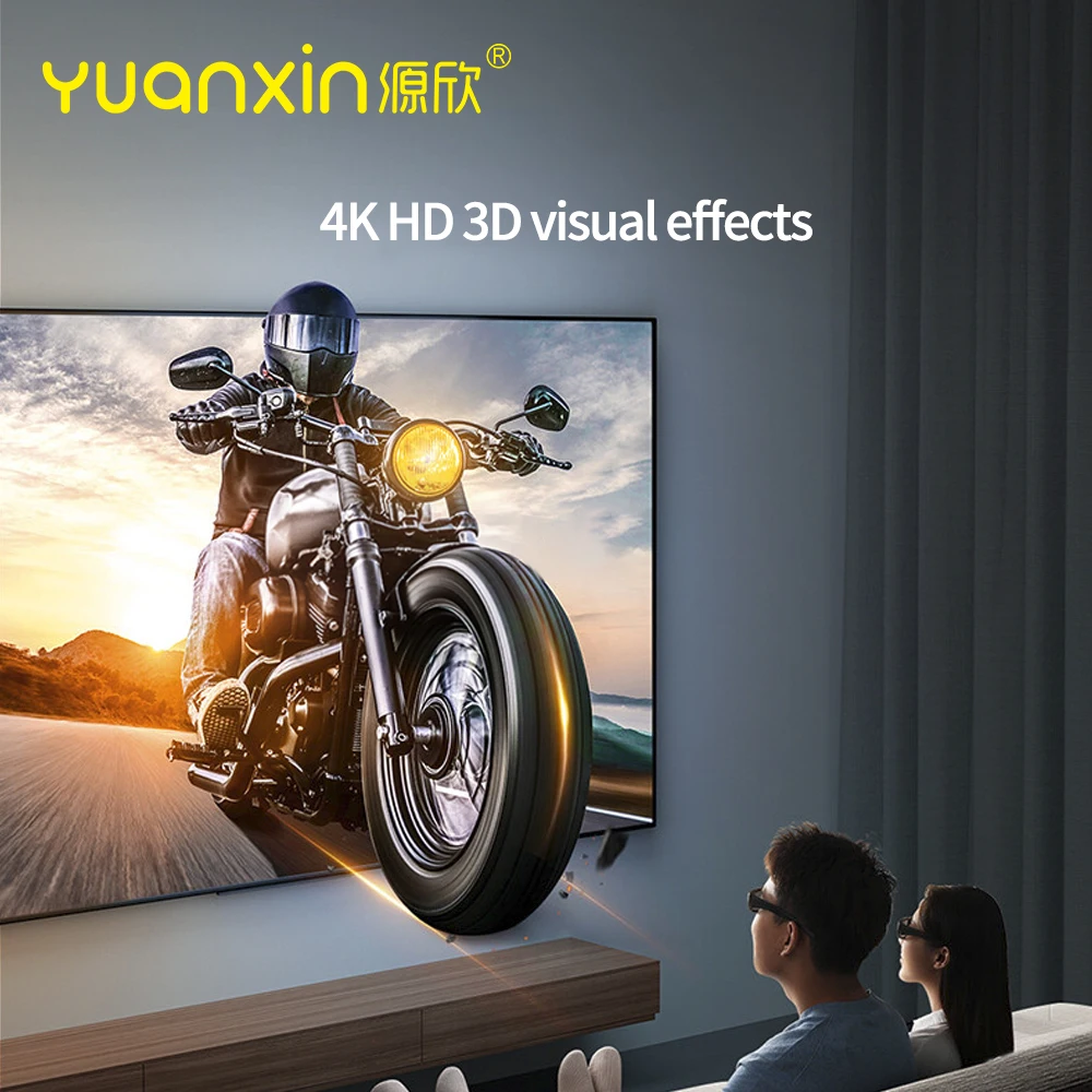 Yuanxin 4K 60Hz HDMI ȣȯ ̺ 18Gbps HDMI2.0 Ƽ̵ ǻ ÷  ̺, 4.8mm 70M/80M/90M TV  
