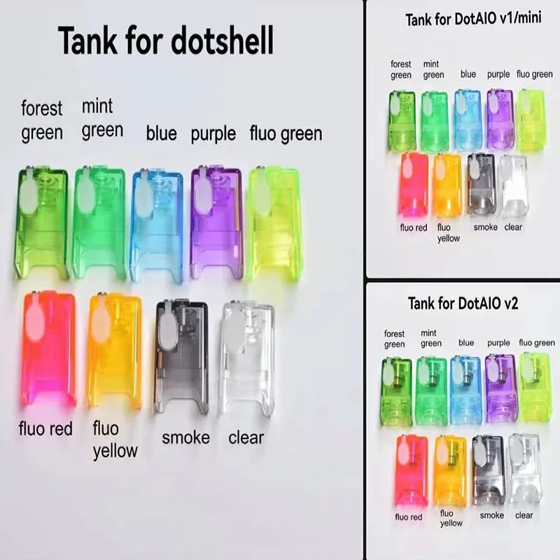 Rebuildable Dotaio Dot aio V2 v1 mini Dotshell Dotmobb Mnch UPT cap 510 button Tip tank tablet and e-book protective covers