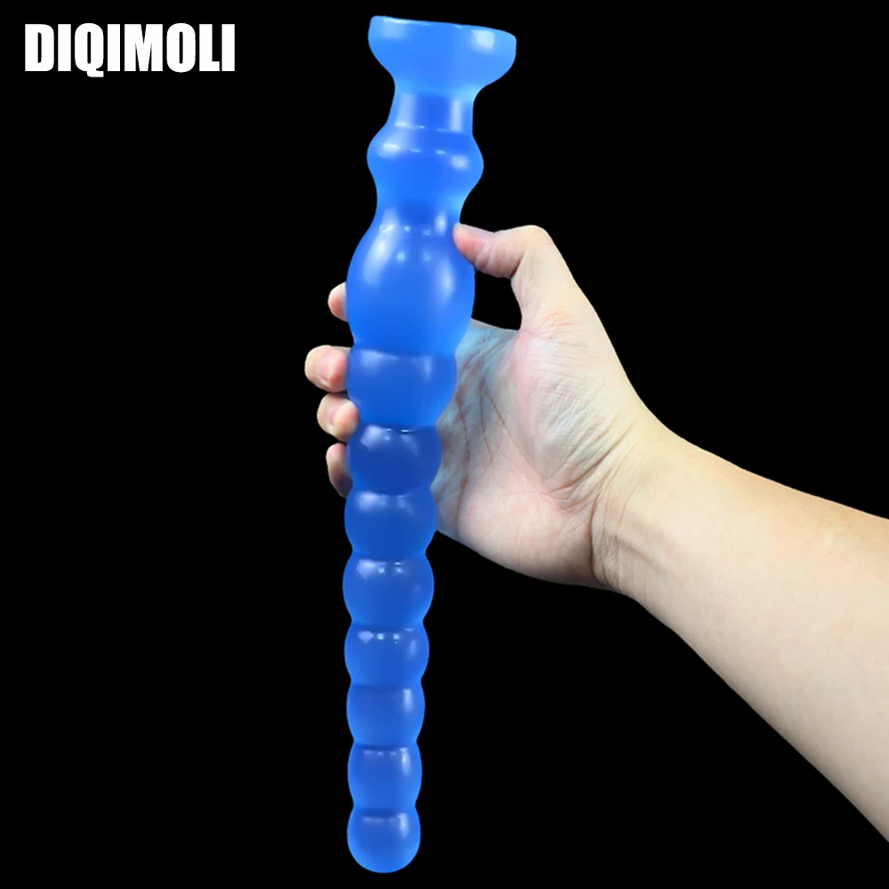 Perlen Überlänge Runde Anal Plug Dildos Weiche Anal Dilator Stimulieren Anus Erotische Lange Butt Plug Sex_voghion.com