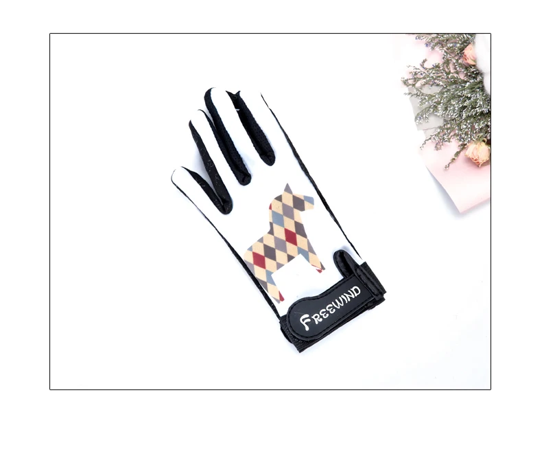 Children Ridind Gloves Silica Gel Non-slip Equestrian Gloves Ultrathin Equitation Cheval Horse Riding Equipment 2-12 Years Old