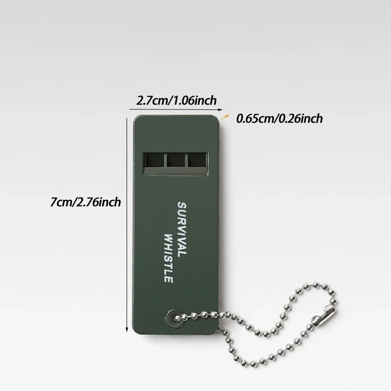 1-5pcs 3-Frequency Whistle High Decibel Survival Portable Outdoor Multiple Audio Whistle Camping Emergency Hiking Accessories 6