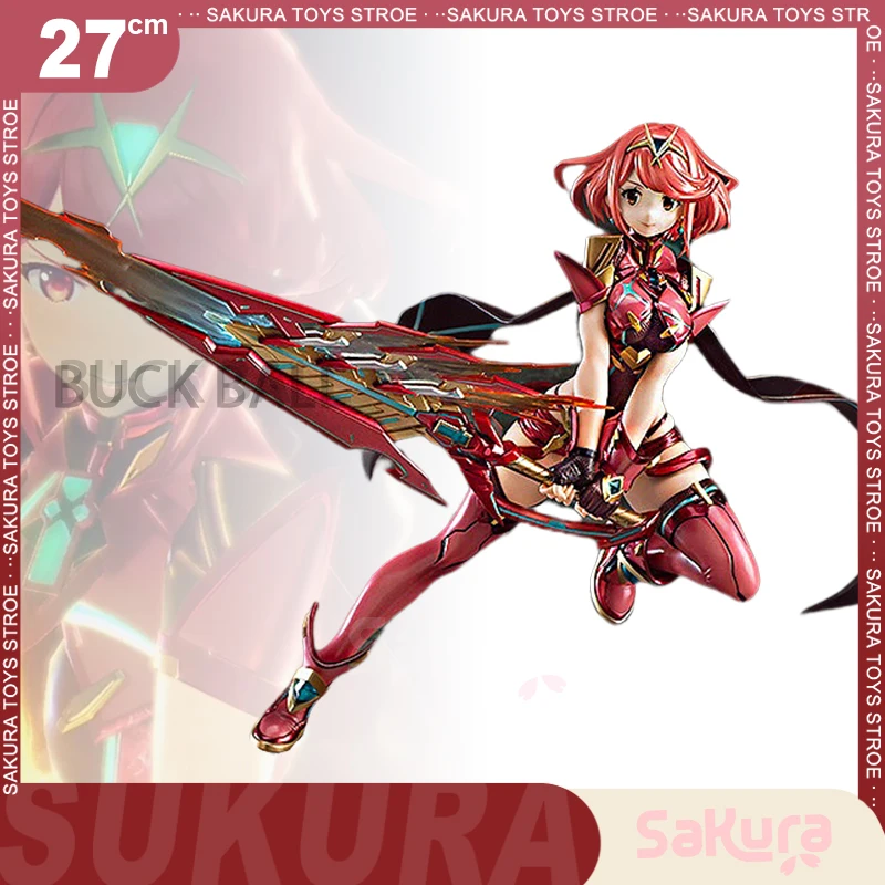 

1/7 игр, фигурки Xenoblade из летопии, Pyra Mythra, экшн-фигурки 27 см из ПВХ, сборные декоративные модели, милые Мультяшные игрушки Gk